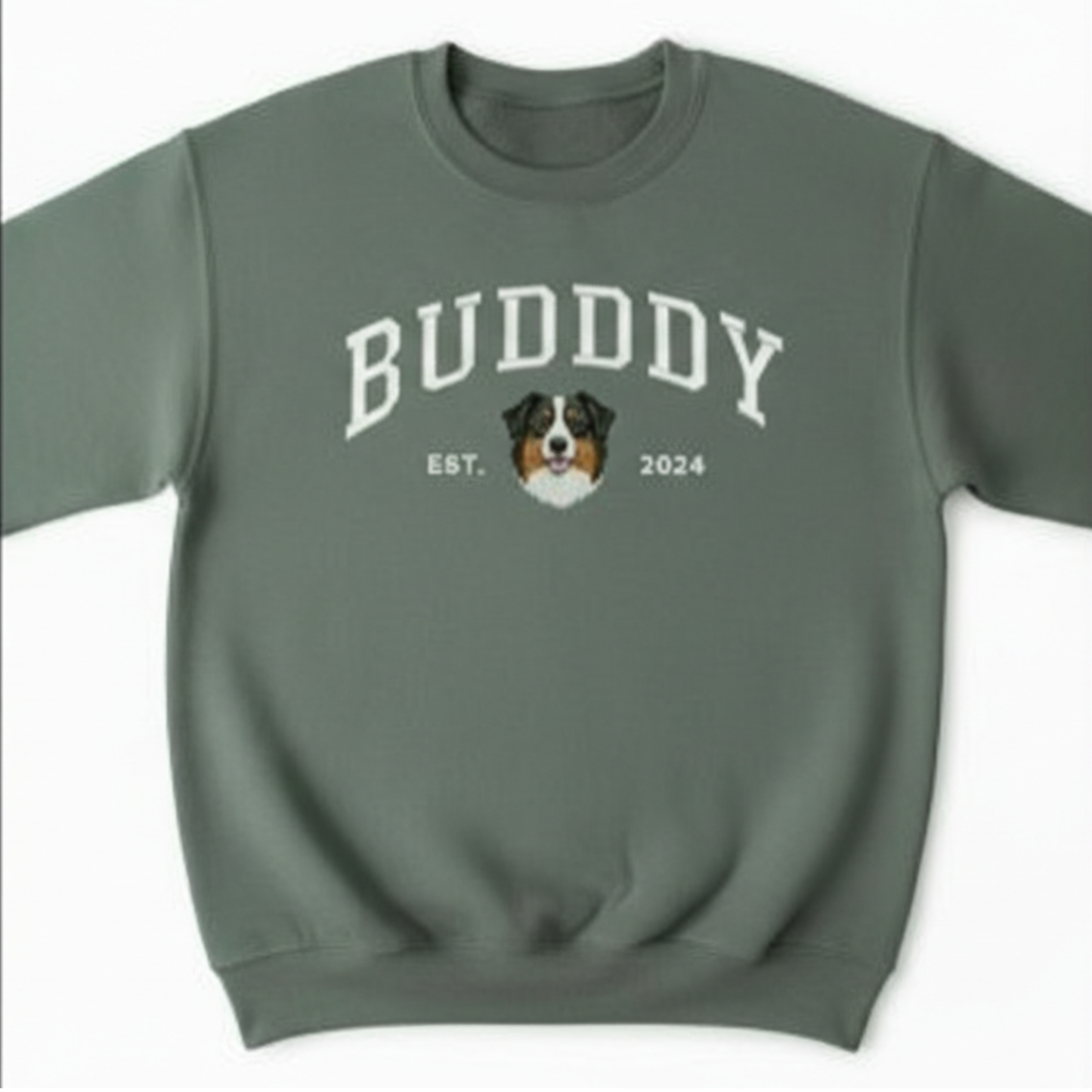 🐾 Custom Pet Embroidered Sweatshirt