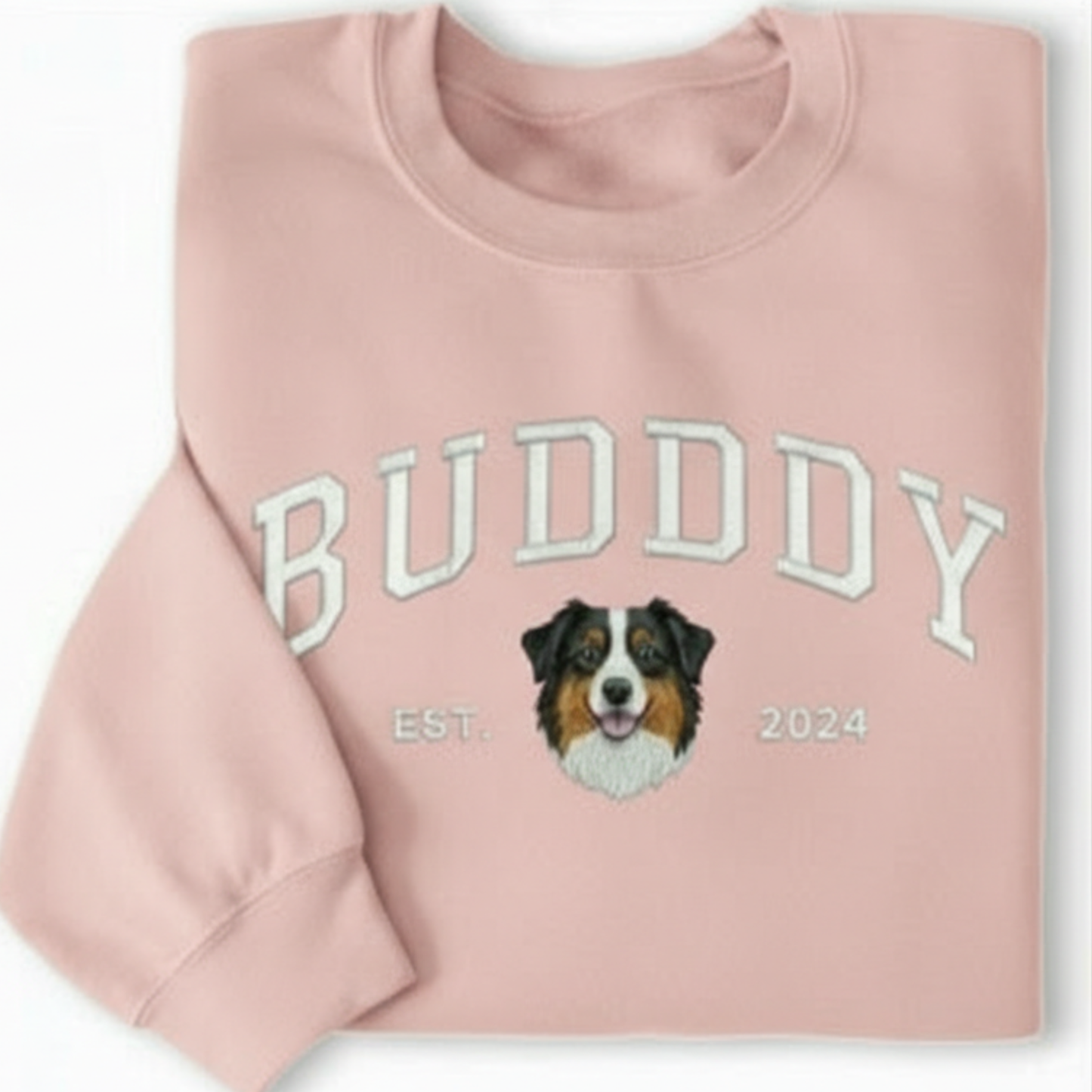 🐾 Custom Pet Embroidered Sweatshirt