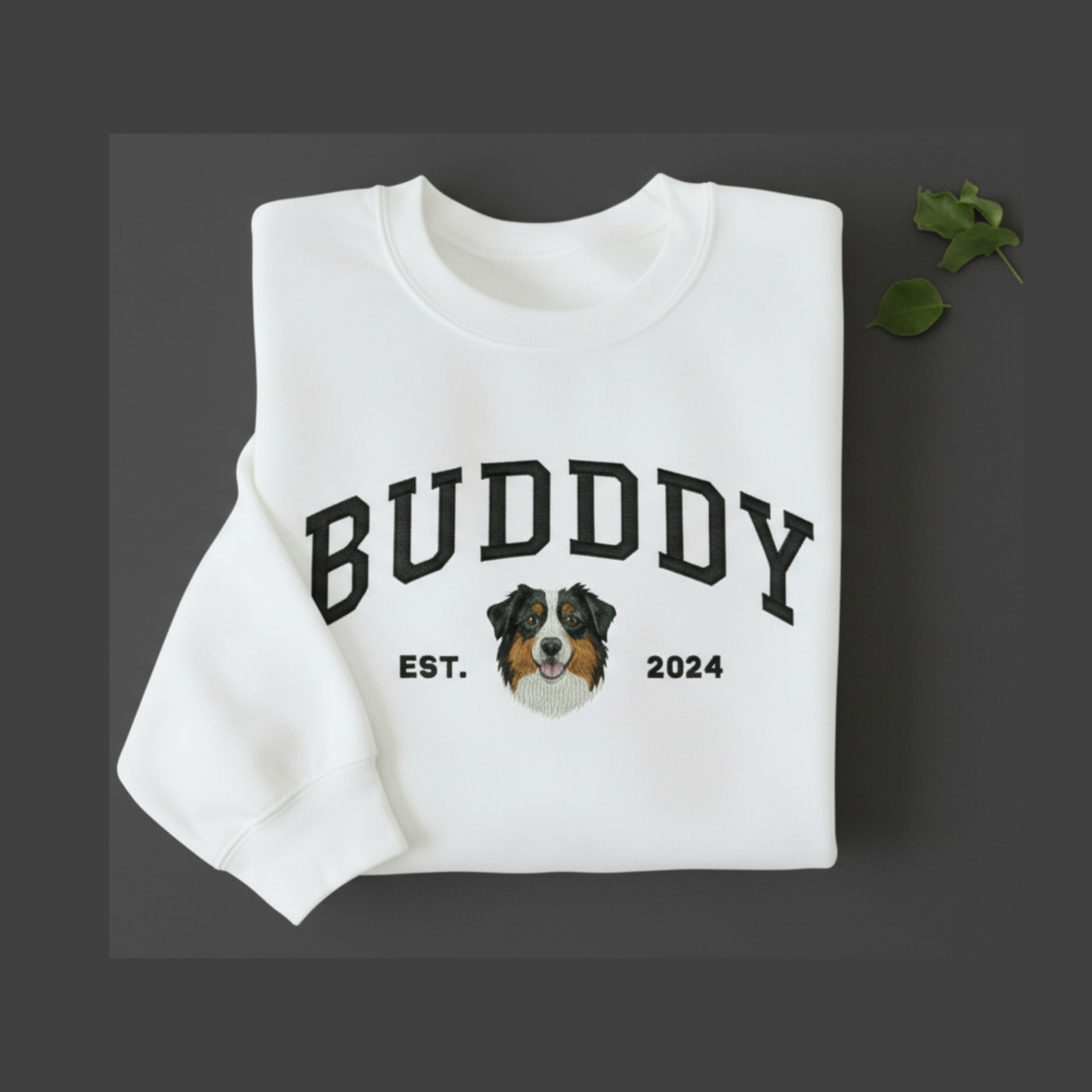 🐾 Custom Pet Embroidered Sweatshirt